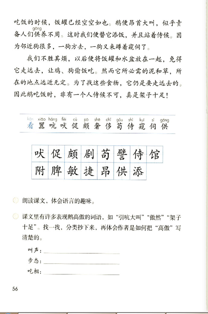 《白鹅》电子教材