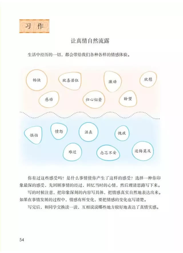 《习作：让真情自然流露》电子教材